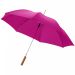 23” Lisa-sateenvarjo puukahvalla, automaattisesti avautuva Magenta