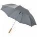 23” Lisa-sateenvarjo puukahvalla, automaattisesti avautuva Harmaa