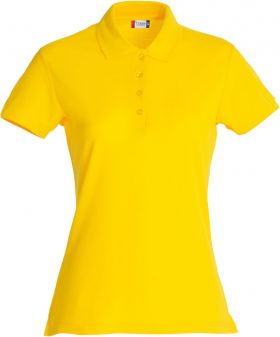 Basic Polo Ladies kirkas keltainen