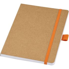 Berk A5-muistikirja kierrätyspaperista Oranssinpunainen