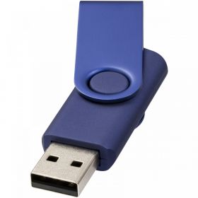 Rotate-metallic-USB-muistitikku, 4 Gt Navy