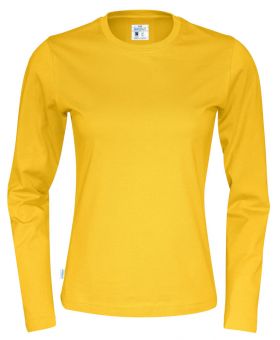 Pitkähihainen T-paita Lady Keltainen