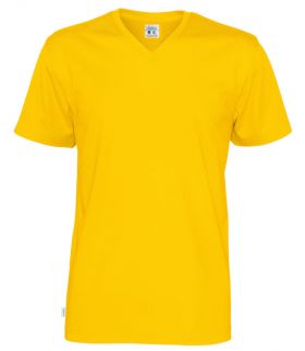 T-paita, v-aukko Keltainen