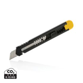 Uudelleentäytettävä paloittain katkeava veitsi RCS muovista Keltainen