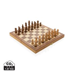 Ylellinen puinen taitettava shakkisetti