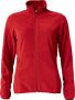 Basic Micro Fleece Jacket Women punainen