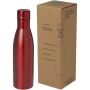 Vasa 500 ml RCS-sertifioitu kierrätetty ruostumattomasta teräksestä valmistettu kuparityhjiöeristetty pullo Punainen