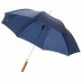 23” Lisa-sateenvarjo puukahvalla, automaattisesti avautuva Navy