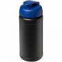 Baseline® Plus 500 ml läppäkantinen urheilujuomapullo Musta
