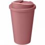 Americano® Renew 350 ml eristetty kahvimuki läikkymiseltä suojaavalla kannella Pinkki