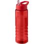 H2O Active® Eco Treble 750 ml:n juomapullo sporttikorkilla Punainen