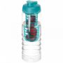 H2O Active® Treble 750 ml pullo, läppäkansi ja uuttaja Läpinäkyvä